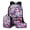 Cherry Blossom Butterfly, variant on Glacier Tiger Print School Backpack Set 17 Inch Book Bag Large Capacity Primary School Bookbag 3 Pack Travel Backpacks Lunch Bag Pencil Case Lightweight Daypack Knapsack