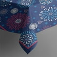 thumbnail image 3 of Independence Day Patriotic Table Cloth,Wrinkle Free Table Cover with Polyester,Waterproof Reusable Table Clothes for Easter Birthday Picnic Wedding (Rectangle,60x84inch), 3 of 5
