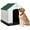 Green, variant on YRLLENSDAN 28" Dog House Outdoor Insulated Dog Houses for Winter Igloo Dog House with Air Vents & Elevated Floor Waterproof Plastic Dog Houses for Small Medium Dogs,Blue