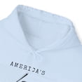 thumbnail image 6 of Baseball Hoodie, America's Favorite Pastime, Faded American Flag, Unisex, 6 of 13