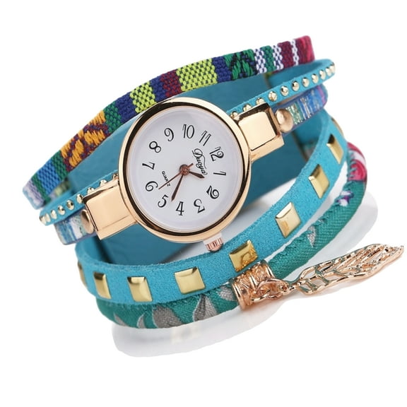 Teen Charm Fabric Bracelet Watch with Gift Box