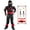 Black, variant on CosplayPro Ninja Costume Kids Ninja Muscle Costumes Boys Ninja Set Accessories Best Children Gift