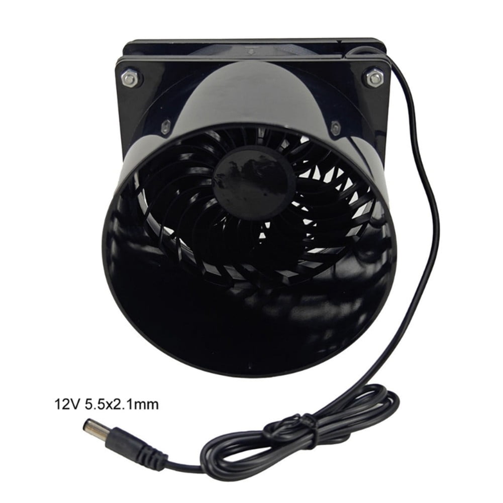 Whatever You Like-12V Exhaust Fan with Duct Flange - 3000 RPM Ventilator for Kitchen, Bathroom, Dog House, Chicken Coop, Greenhouse - Solar Panel Compatible"}