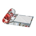 thumbnail image 3 of PHELIKA Snow Red Cardinal Winter Birds 04 All Season Soft Throw Blanket Lightweight Flannel Fleece Blankets 40" x 50", 3 of 8