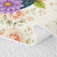 thumbnail image 5 of Feelyou Butterfly Letter J Twin Quilt Set for Women Girls, Retro Watercolor Floral Twin Coverlet Set, Multi-Color, 2pcs, 5 of 7