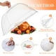 thumbnail image 3 of 6 redes protectoras plegables para mesa de comedor, cubiertas de malla para platos y platos, para el hogar., 3 of 8