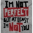 thumbnail image 2 of I'm Not Perfect Funny Insulting Sweatshirt for Men or Women Brisco Brands X, 2 of 5