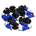 thumbnail image 3 of 10Pcs Blue T10 194 LED Bulbs For Instrument Gauge Cluster Dash Light W/ Sockets For Car Truck Motorcycle Scooter Trailer RV Boat, 3 of 11