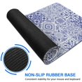 thumbnail image 6 of Long Mouse Pads for Desk,Blue Ethnic Geometric Pattern Desk Mats on Top Of Desks, Desk Mouse Pad Extra Large with 3mm Non-Slip Base and Stitched Edge for Gaming,Office,Work,Home 31.5"x15.7", 6 of 6