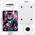 thumbnail image 2 of Cat and Football Food Scale Digital Kitchen Scale Waterproof Tempered Glass Tare Function 11 lb for Baking Cooking Meal Prep, 2 of 7