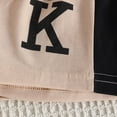 thumbnail image 7 of Karoyedx Boys Outfit Sets Baby Boys Summer Outfits Clothes Letter T-Shirt Top Elastic Shorts Toddler Clothing Set Khaki Size,9-12 Montns, 7 of 7
