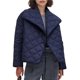 thumbnail image 2 of Chaquetas Acolchadas Ligeras con Cuello de Solapa y Botones, con Bolsillos. Azul Real L, 2 of 10