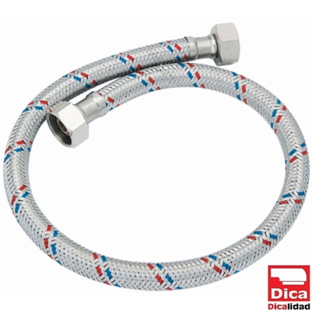 Manguera De Aluminio 40 Cm De 1/2 Para Lavabo Dica 4140al Dica 4140AL