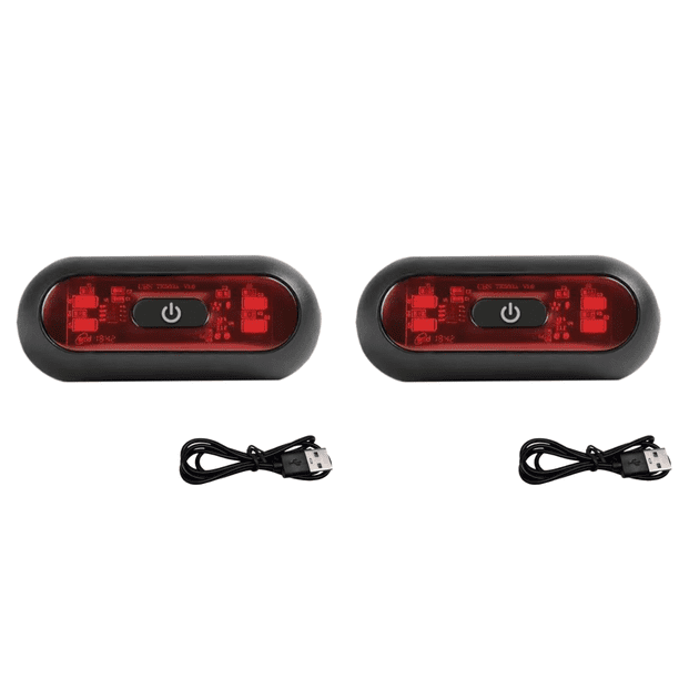 Lámpara LED para Trasero Motocicleta Trasera Advertencia Seguridad Impermeable IPX4