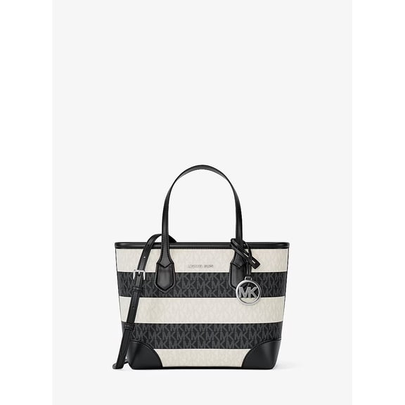 Michael Kors Eva Extra-Small Signature Logo Convertible Crossbody Bag - Black
