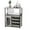 Grey, variant on Twister.CK 5 Tier Wine Bar Cabinet, Bar Cabinet with Detachable Wine Rack and Glass Holder, Storage Space for Kitchen Living Room Bar, Gray