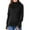 Black, variant on Nrmvnmi Women's Nursing Hoodie Sweatshirt High Collar Long Sleeves Breastfeeding Maternity Tops Casual Clothes Solid Color Lightweight Pullover With Pockets Loose Fit Basic Hooded