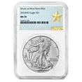 thumbnail image 2 of 2024 (W) $1 American Silver Eagle 3pc Set NGC MS70 West Point Star Label Red White Blue, 2 of 7