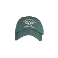 thumbnail image 2 of D&Y Pastime Outdoor Embroidered Low Profile Baseball Cap, Hamptons Tennis Club, Sage, 2 of 4