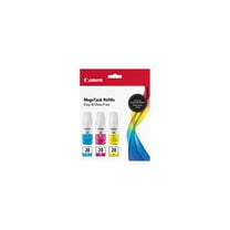 Canon Canon GI-20 Ink Bottle Pack (Cyan/Magenta/Yellow) in Retail Packaging