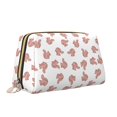 thumbnail image 2 of Xecao Red Fox Print Fashion Makeup PVC Bag Large Capacity Travel Cosmetic Bag for Women Organizer Toiletry Clutch, 2 of 8