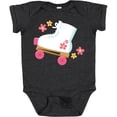 thumbnail image 3 of Inktastic Roller Skate Flowers Girls Baby Bodysuit, 3 of 5