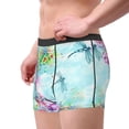 thumbnail image 2 of Uemuo Dragonfly Floral Pattern Men's Boxer Briefs,Trunk Anti-Chafing,Comfortable, Durable, and Stylish Underwear-Medium, 2 of 9