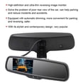thumbnail image 3 of Monitor de visión trasera del coche, monitor de atenuación automática del espejo retrovisor del coche de 4,3 pulgadas con soporte negro, 3 of 5