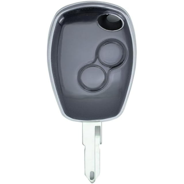 HUGFEGWE Key Cover for Renault Clio III 2006-2010 for Renault Kangoo II 2009-2012 for Reanult Master 2010- for Renault Modus Remote 2 Buttons Auto Car Key Fob Shell Cover Premium U2536-21494