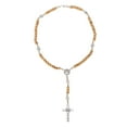 thumbnail image 2 of Cuentas De Oración De Madera, Cuentas De Rosario Hechas A Mano, aleación De Zinc De Madera Ligera Portátil Para Fiestas, 2 of 7