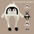 thumbnail image 4 of CPNG Baby 3D Penguin Balaclava Plush Hat – Soft Fleece Material for Gentle Baby Skin, Ear Flaps with Long Straps for Walks & Play, Cozy Cold-Weather Accessory That Matches Kids’ Outfits, 4 of 4