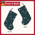 thumbnail image 2 of Lsque Christmas Snowflake Pattern 18 Inch Christmas Stockings, Festive Holiday Stocking for Christmas Decorations Holiday Decor, 2 of 8