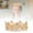 B, variant on Gold Headband for Women Girls Bridal Wedding Party Prom Pageant Hair Accessories Elegant Round Headpiece