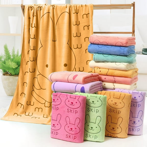 Vggrvlo Clearance Cabana Stripe Pool & Beach Towels Quick Dry Cotton Terry Absorbent Absorbent Compact Towels for Beach