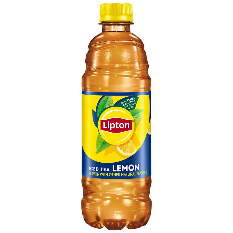 Lipton Lemon Iced Tea, 16.9 fl oz, 12 Pack Bottles
