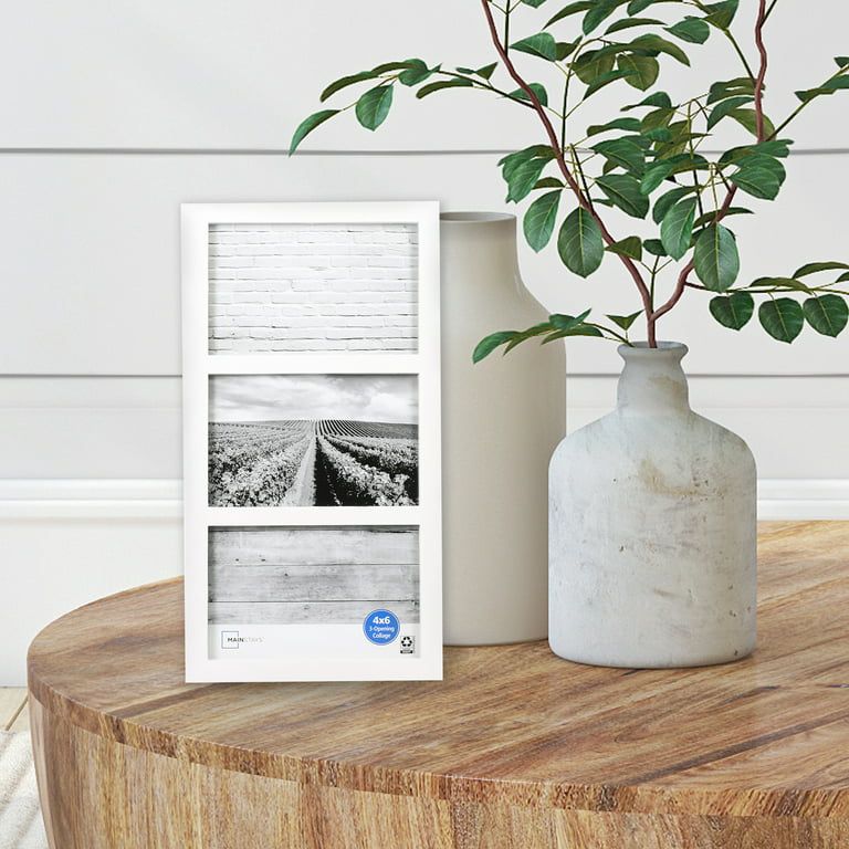 4x6 Landscape 3 Opening Collage Picture Frame
