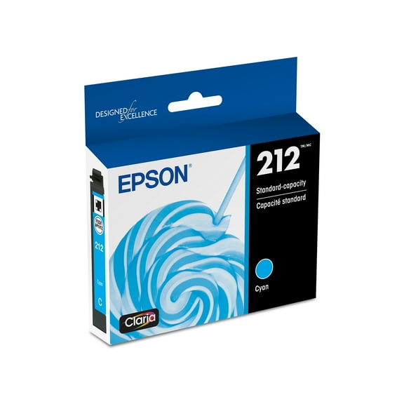 EPSON T212 Claria Genuine Ink Standard Capacity Cyan Cartridge