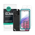 thumbnail image 1 of wonima11 Ibywind Screen Protector For SamSung Galaxy A53 5G 6.5"(Not for Galaxy A51/A52/A54),with 2Pcs Tempered Glass,1Pc Camera Lens Protector,1Pc Backing Carbon Fiber Film [Easy to install], 1 of 1