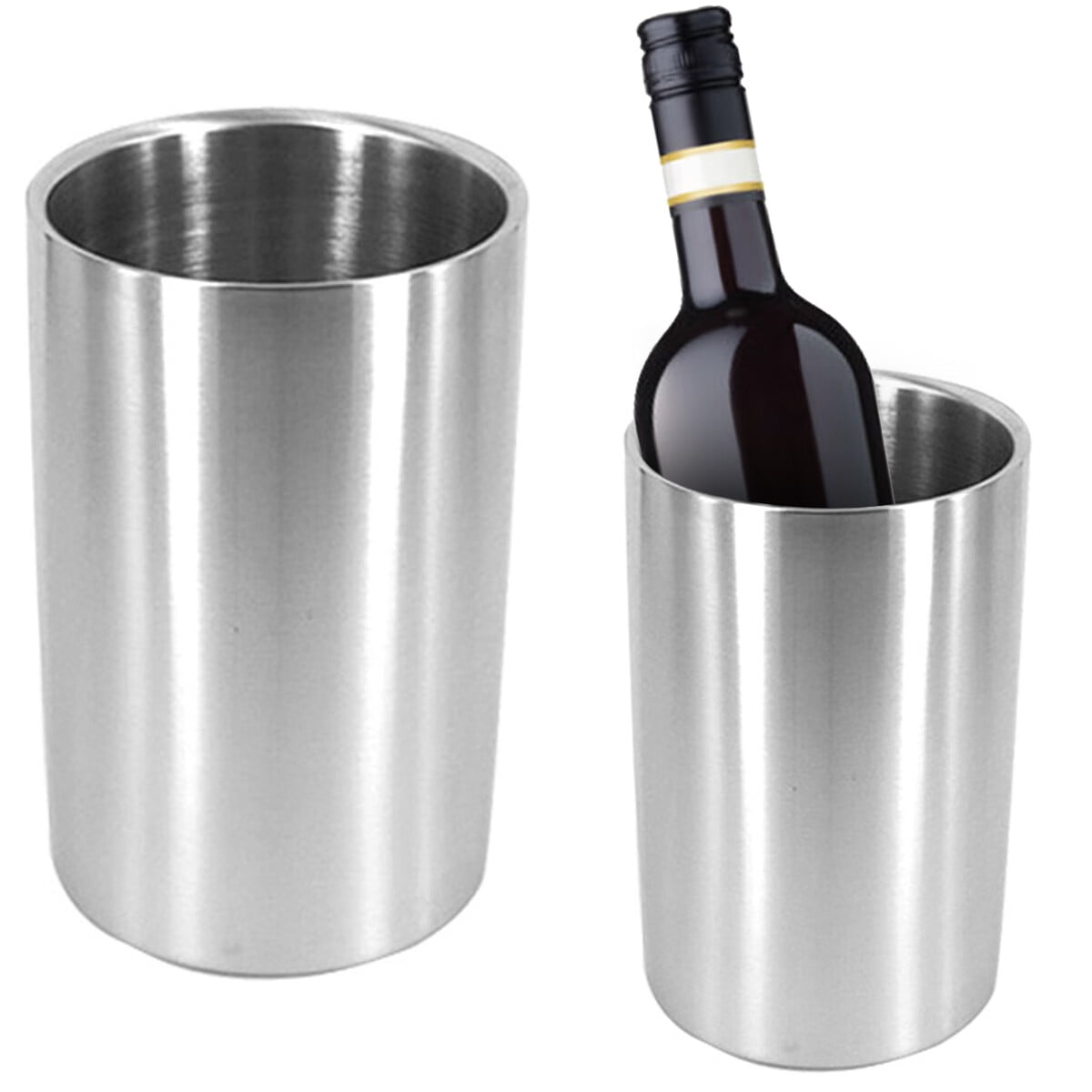 oggi double wall stainless wine cooler