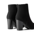 thumbnail image 4 of Botines DREAM PAIRS Anita para mujer en ante negro talla 7.5, 4 of 9