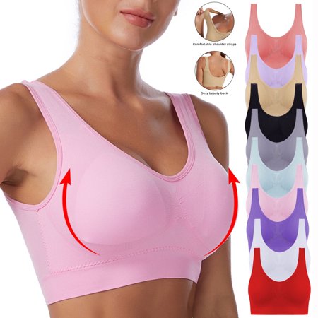 PUMISAS Wireless Onepiece Bras For Women Supportive No Underwire Bra Push Up Seamless Comfortable Everyday Bralettes
