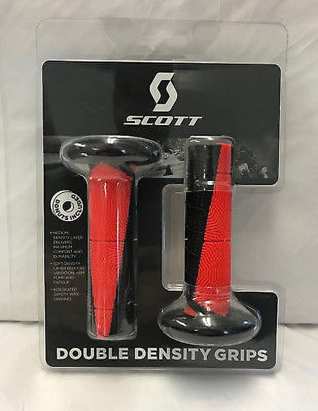 Scott Deuce Off-Road Motorcycle Hand Grips - Pink/Black/One Size 