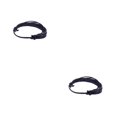 thumbnail image 2 of stanreset Leather Wrap Bracelet Bangle Braided Rope Multi Layer Cord Jewellery For Men black 2PCS, 2 of 6