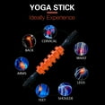 thumbnail image 6 of 17 inch Smooth Massage Roller Sticks Release Sore Tight Muscles Tension Flexible Body Recovery Orange, 6 of 6
