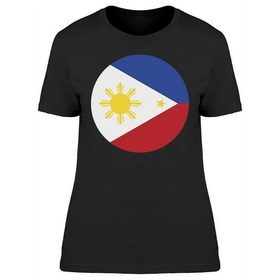 Encircled Flag Philippines T-Shirt Women -Image by Shutterstock, Female Large