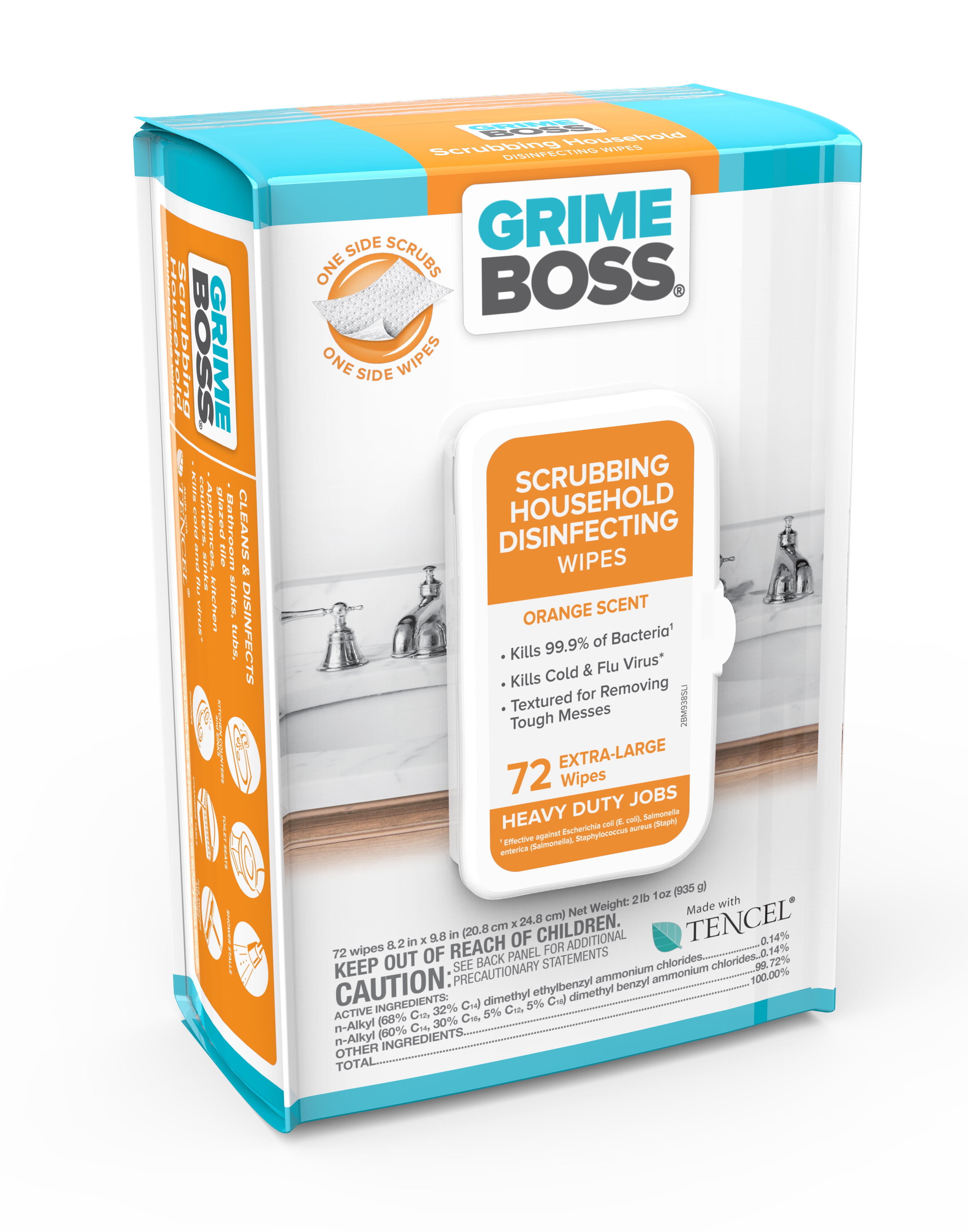 Grime Boss A541S30X 30ct Original Citrus Scent Wipes — Painters Solutions