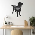 thumbnail image 5 of LaModaHome Exclusive Emtal Wall Decor With Silhouette Of A Dog With The Inscription All You Need Is Lore And A Dog – Durable & Artistic Metal Wall Art for Home and Office Decor, 5 of 5