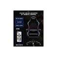 thumbnail image 2 of WINGOMART Ergonomic Gaming Chair with Footrest, High Back Faux Leather Gaming Chair With RGB led light and Adjustable Armrest Height Adjustable Swivel, 2 of 5