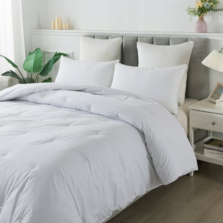 Royal Velvet Tufted Down Alternative Comforter King White