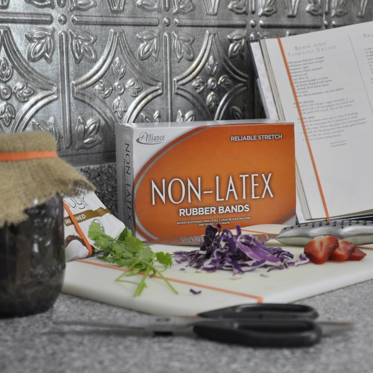Alliance Rubber 37646 Non-Latex Rubber Bands - Size #64 - 1 lb